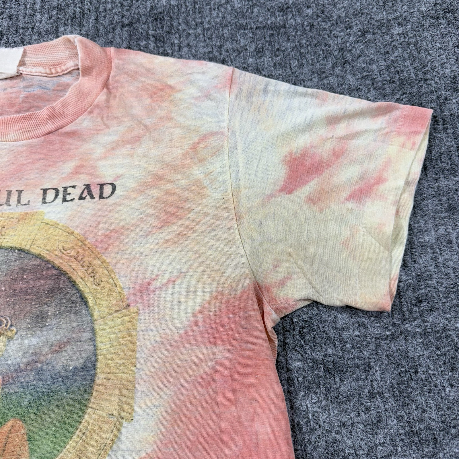 Vintage 87’ Grateful Dead Mens S/M Shirt ‘Blues For Allah’ Single Stitch Tie Dye