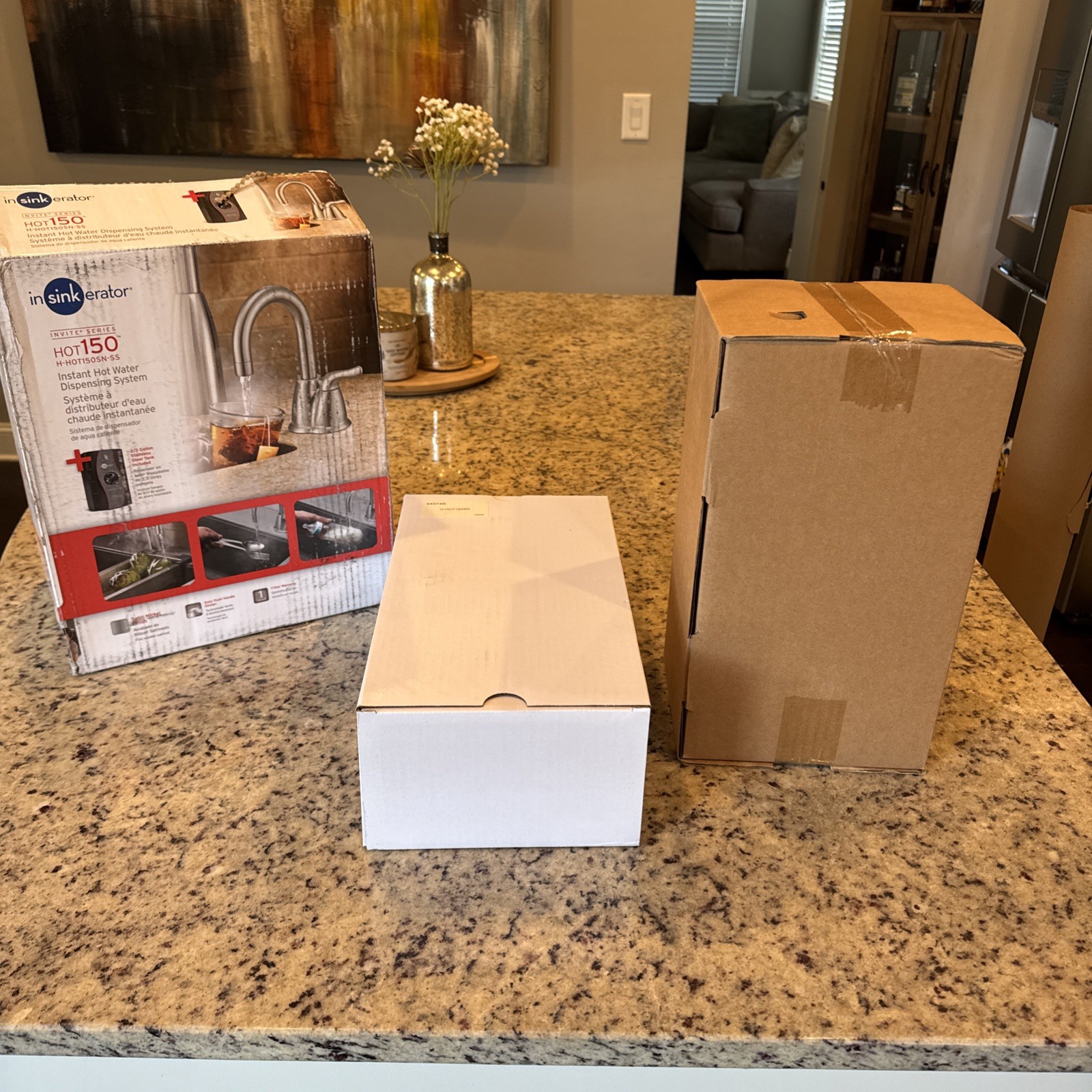 InSinkErator H-HOT150SN-SS Hot Water Dispenser Faucet System - Satin Nickel