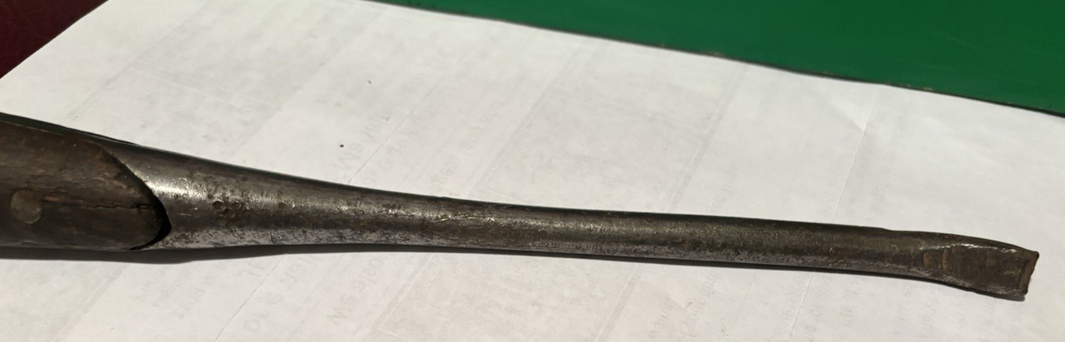 Antique German Flathead Screwdriver 10.5 inches