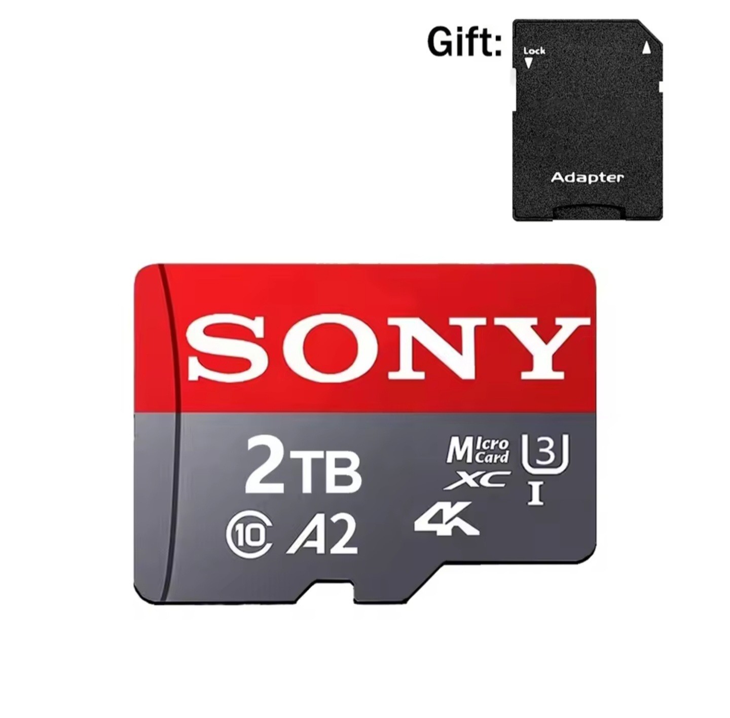 Sony 2TB Micro Sd Card Great Performance High Speed Memory *FREE ADAPTER*