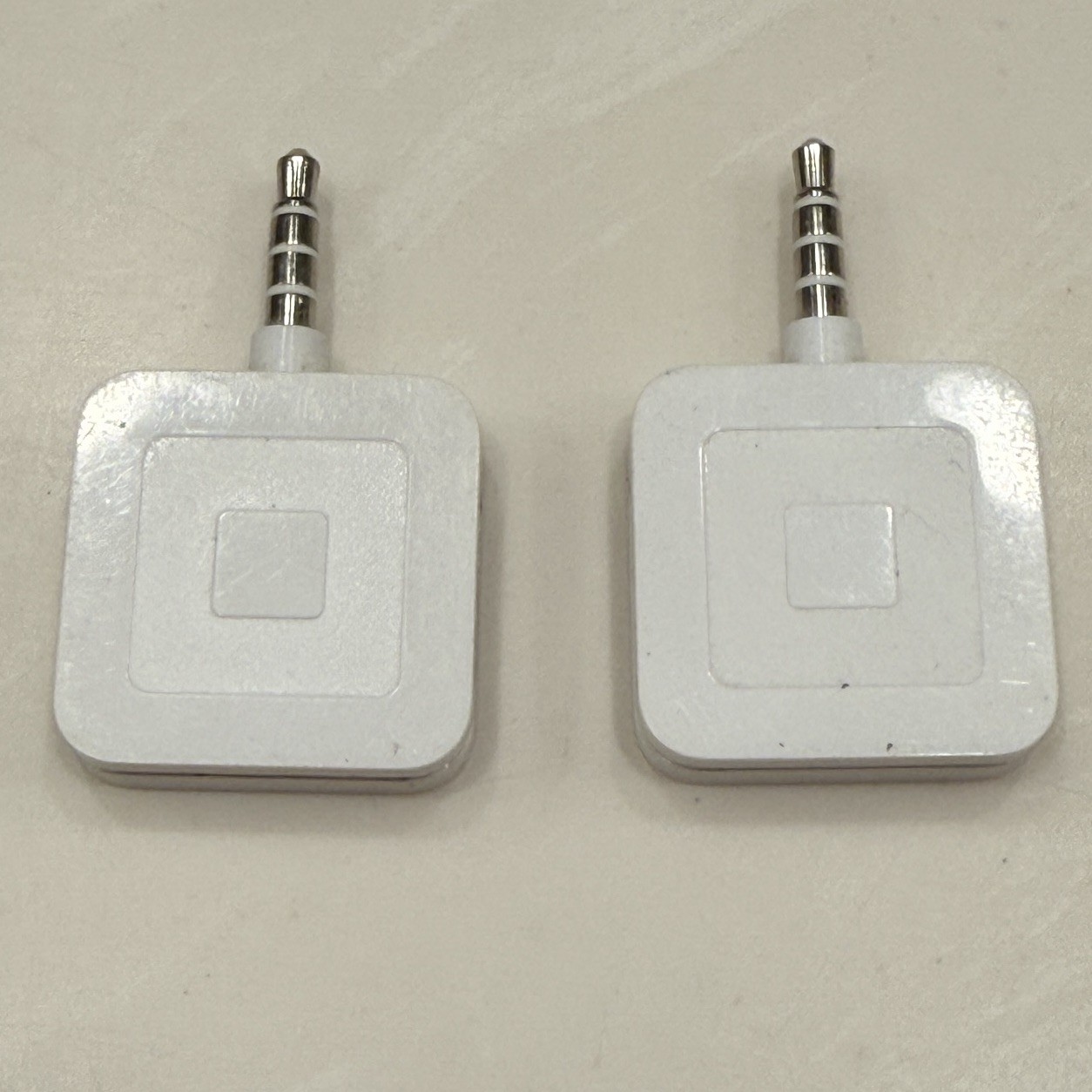 x2 Square Magstripe Reader with 3.5mm Headphone Connector - White Open Box