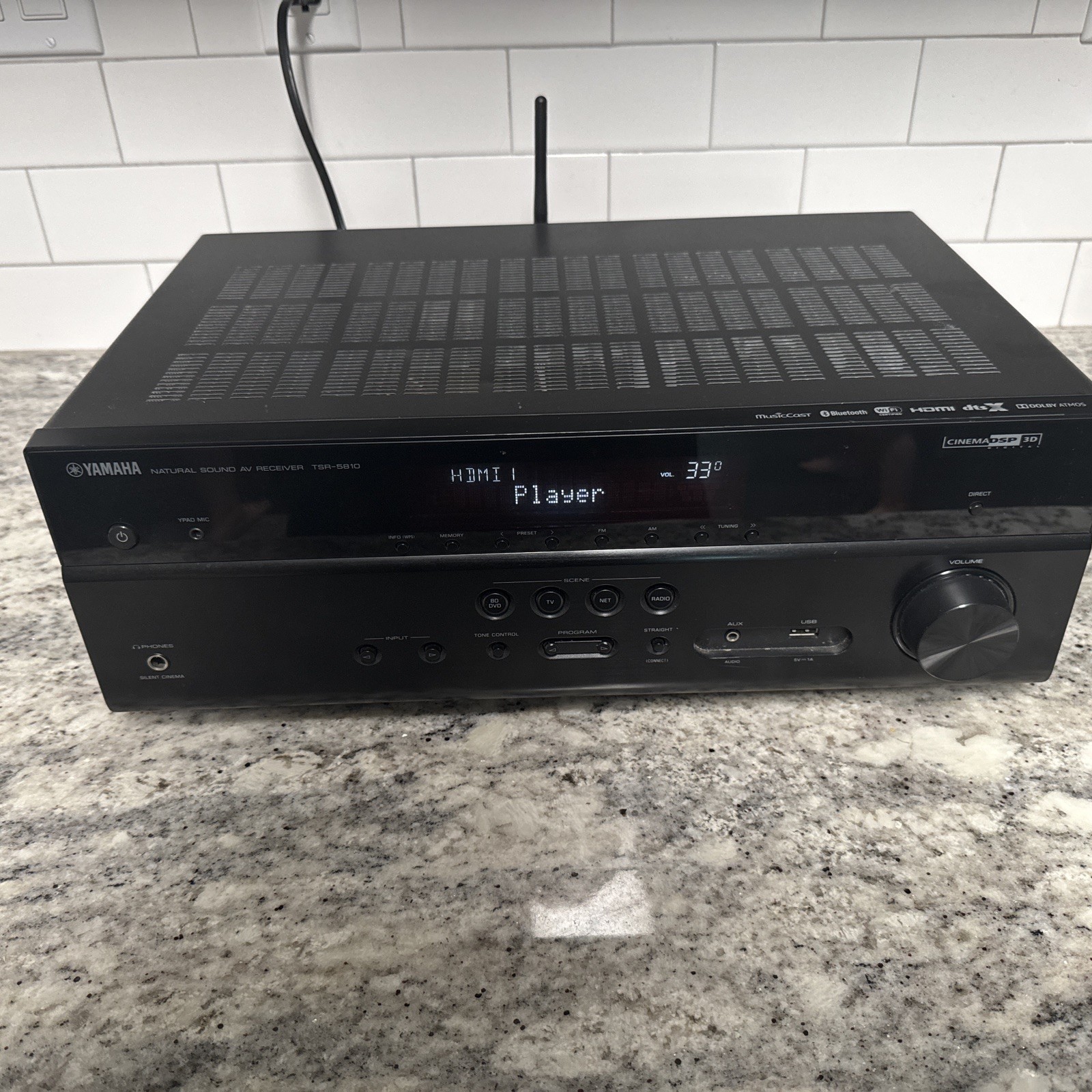 TSR-5810 Yamaha 72channel Network AV Receiver w Bluetooth WiFi Streaming