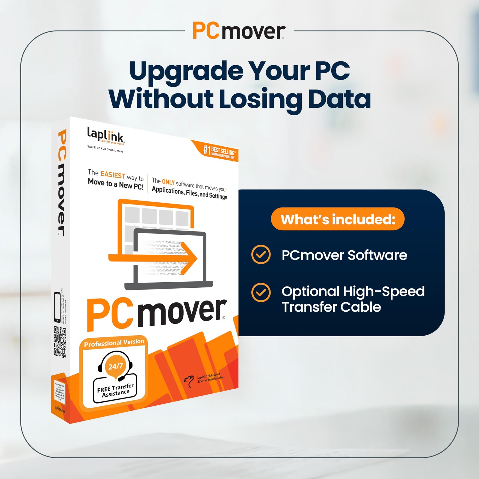 PCmover Professional 11 - Migration Software, for Files, Folders & Programs...