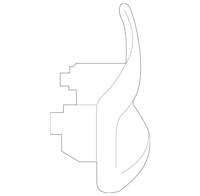 Genuine Mercedes-Benz Cover Radar Sensor 118-821-21-00