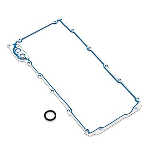 Oil Pan Gasket & Oil Pump Compatible with Chevy GMC Cadillac OS30693R & B32790