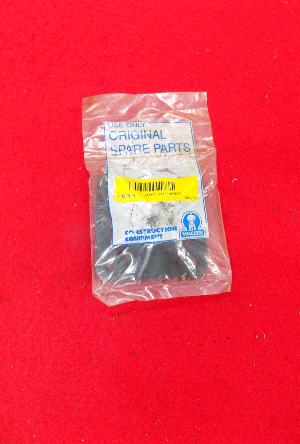 GENUINE Wacker Neuson FLAPPER VALVE 0030578