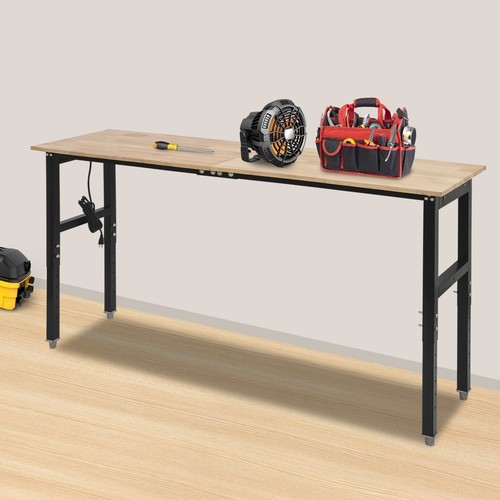907kg/2000lbs Adjustable Workbench Heavy Duty Work Bench Workbench Freestanding
