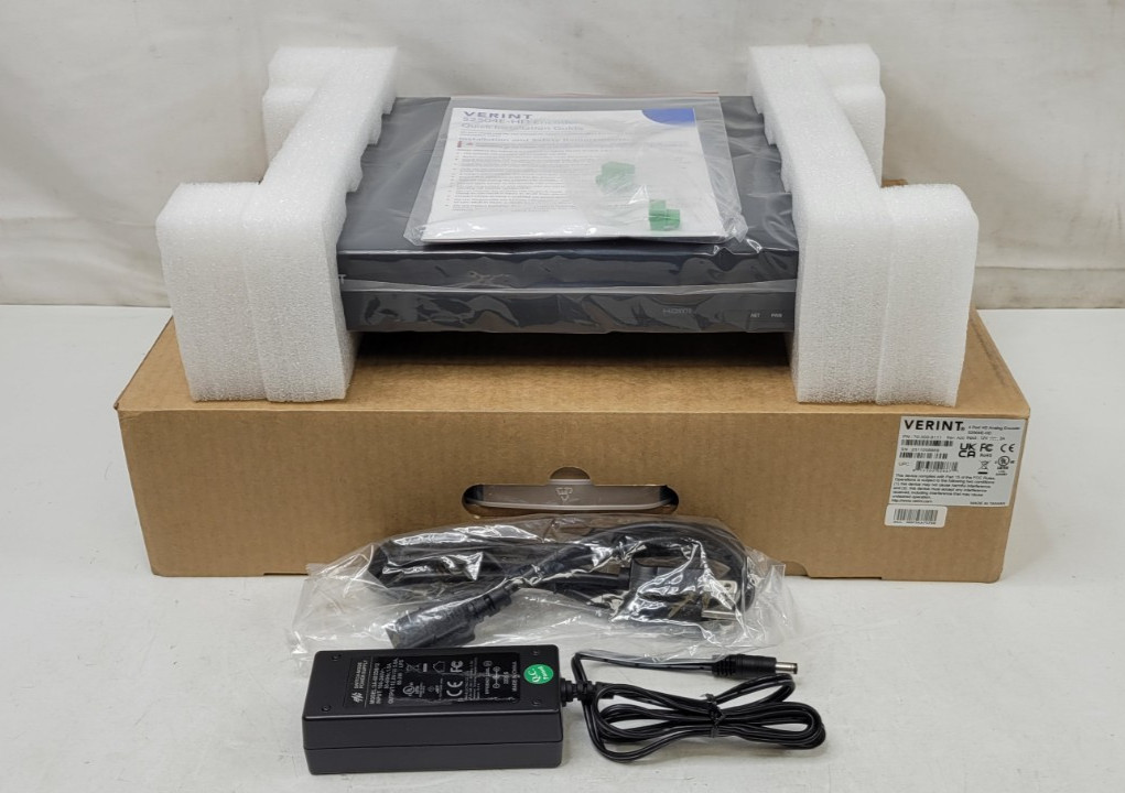 Verint 4 Port HD Analog Encoder S2504E-HD 70-300-9111 NEW