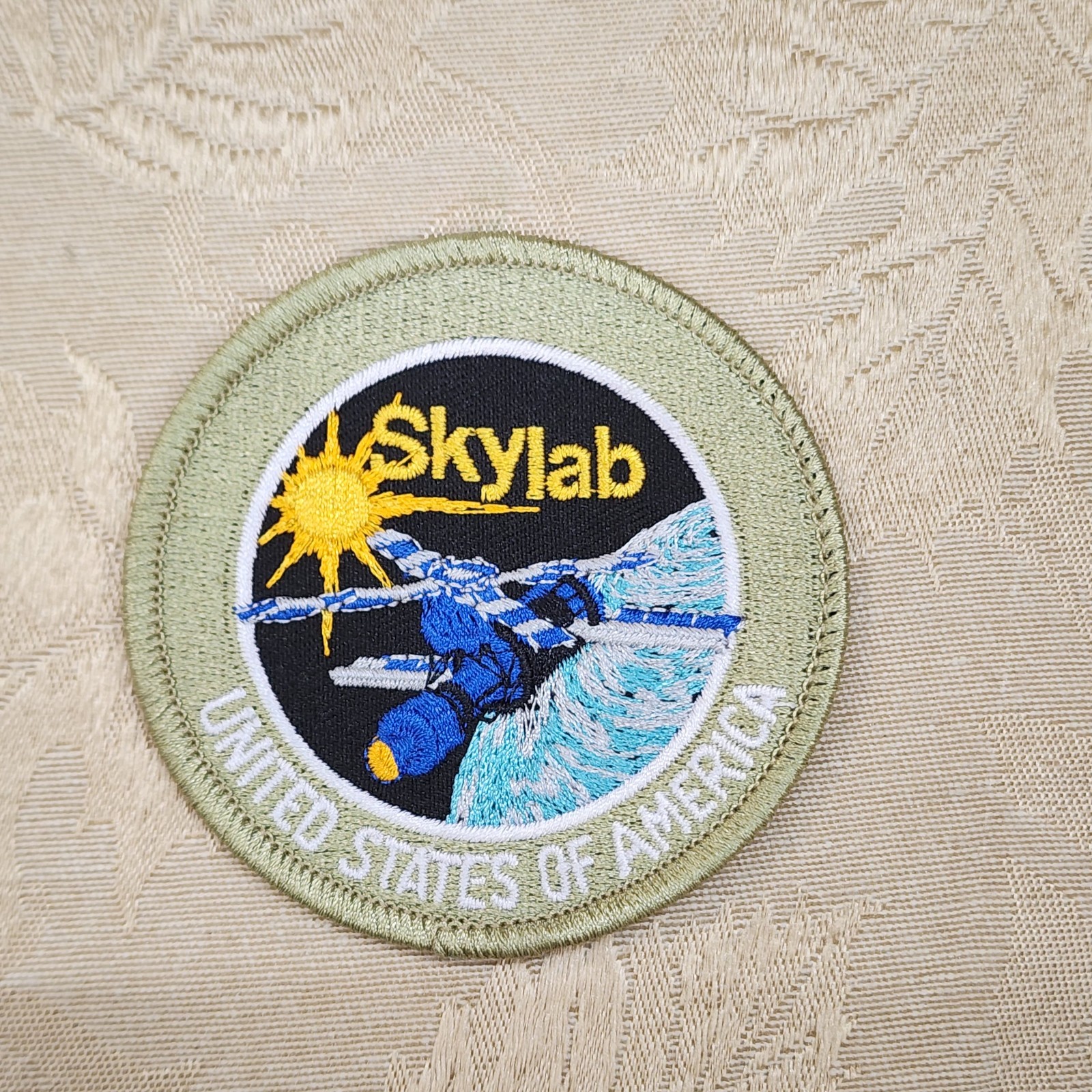 Vintage Skylab United States of America NASA Space Patch 3" Unused New