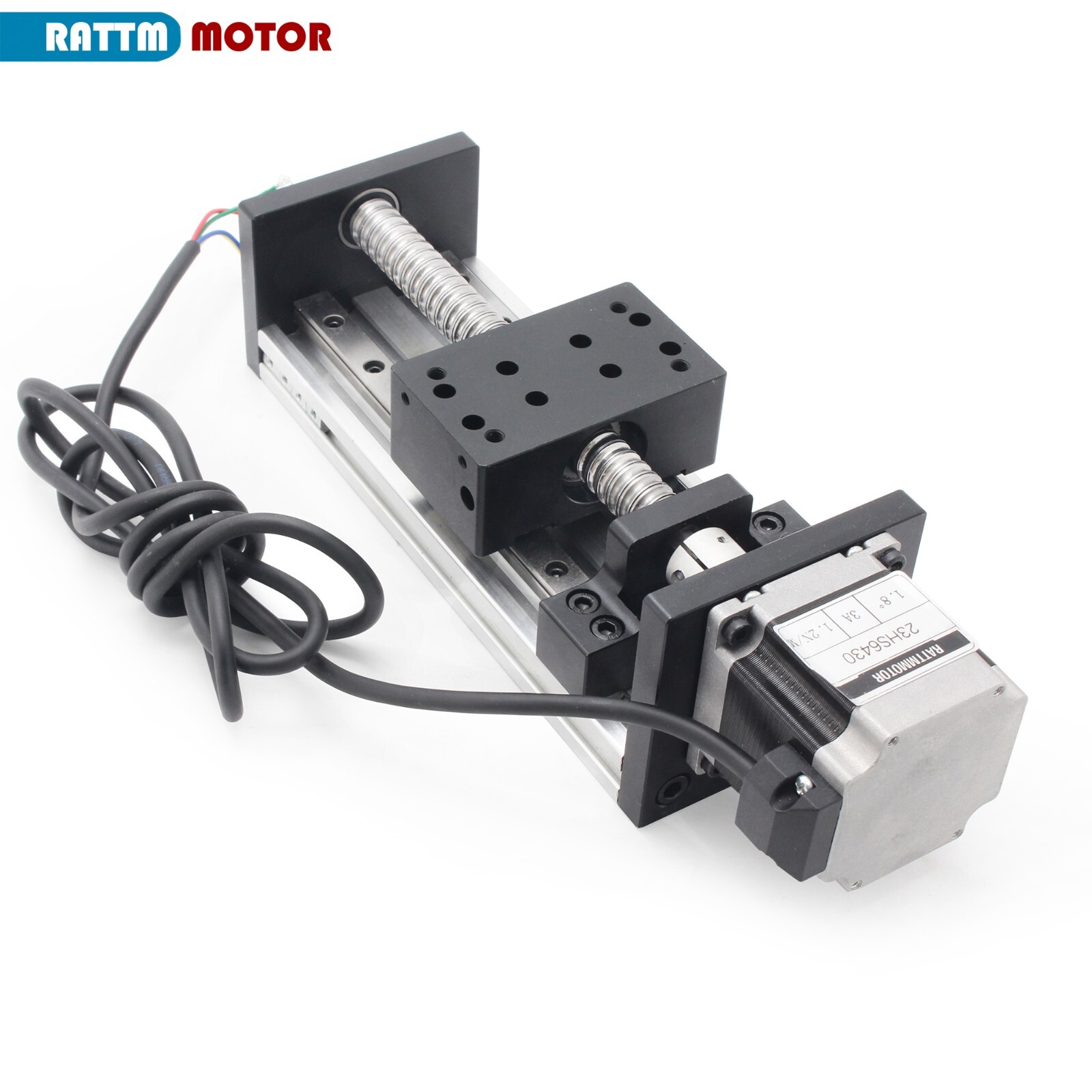 US SHIP】HBX1605-300mm/11.81"  Double Linear Rail Slide XYZ Linear Stage Table