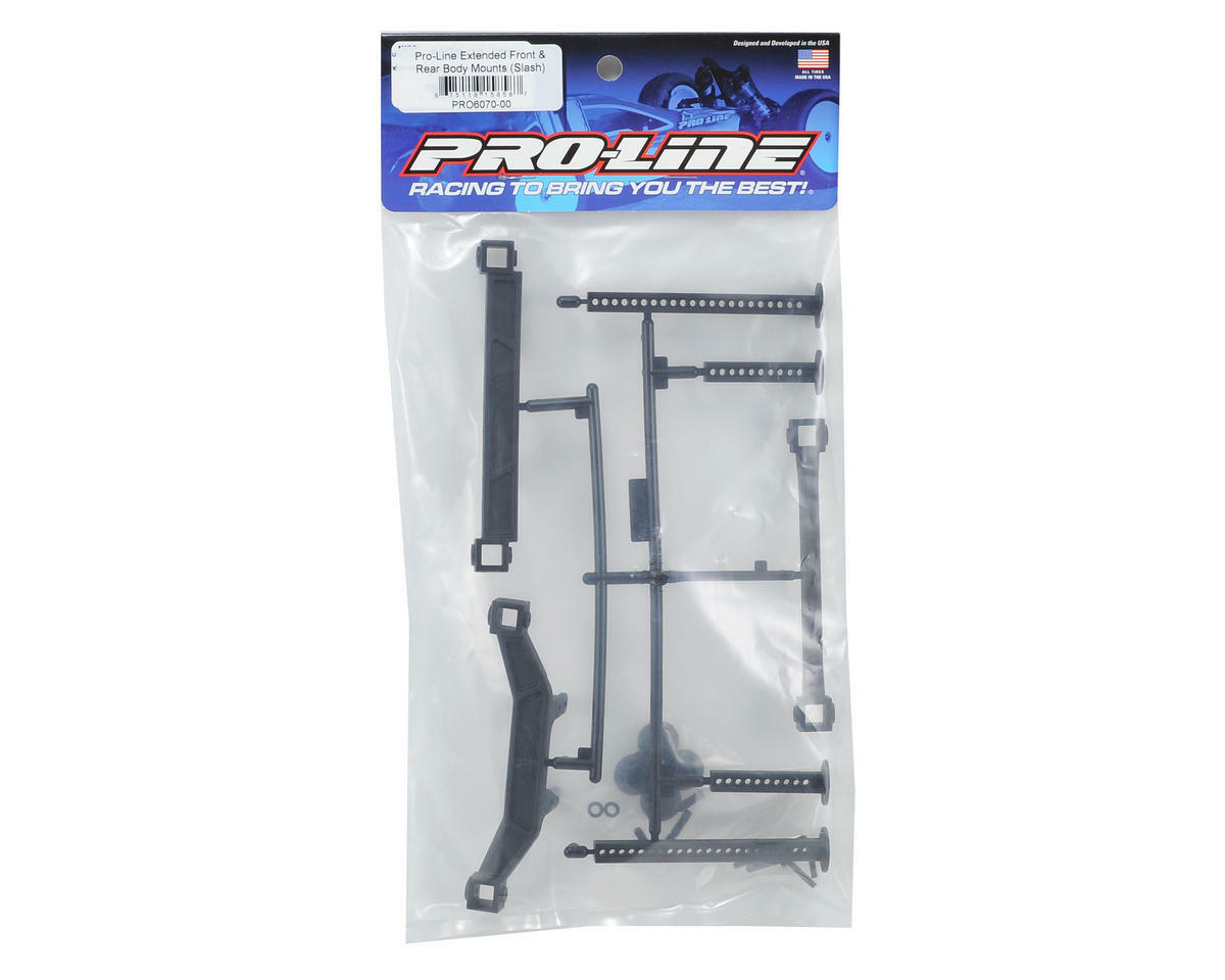 Pro-Line Extended Front & Rear Body Mount Set for Traxxas Slash [PRO6070-00]