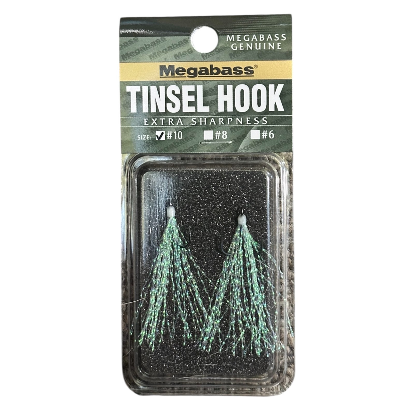 Megabass Tinsel #10 Treble Hooks for Megabass Karashi Lures