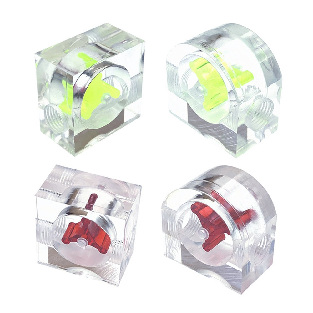 Monitor and Adjust Cooling Performance Acrylic Flowing Meter with G14 Thread