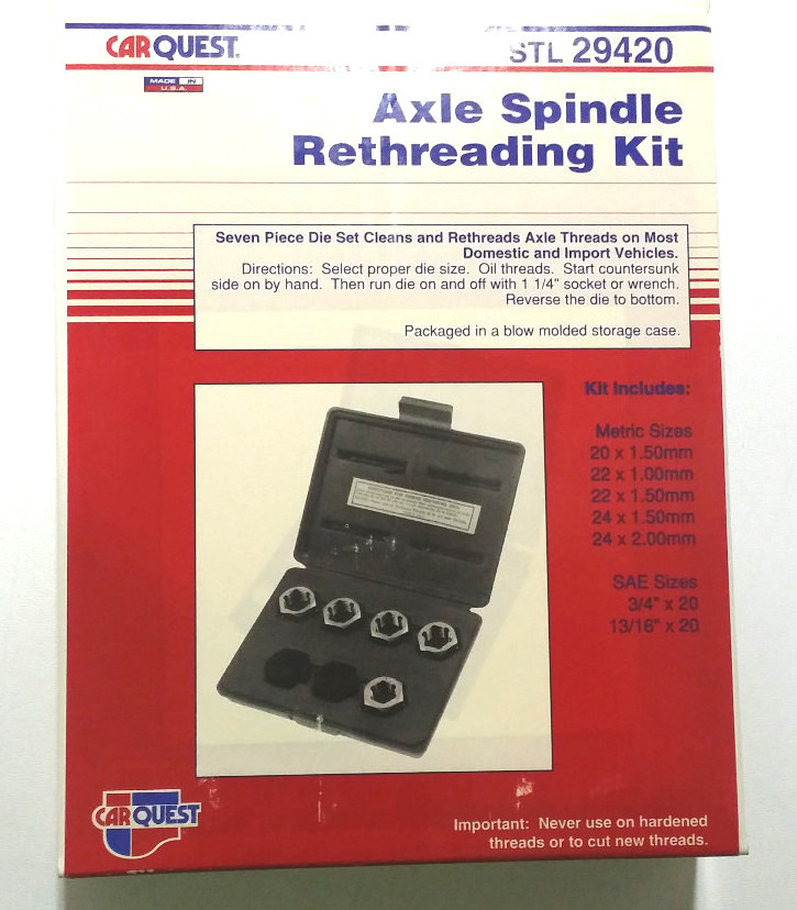 Lisle (Carquest) STL 29420 Axle Spindle  Rethreading Kit