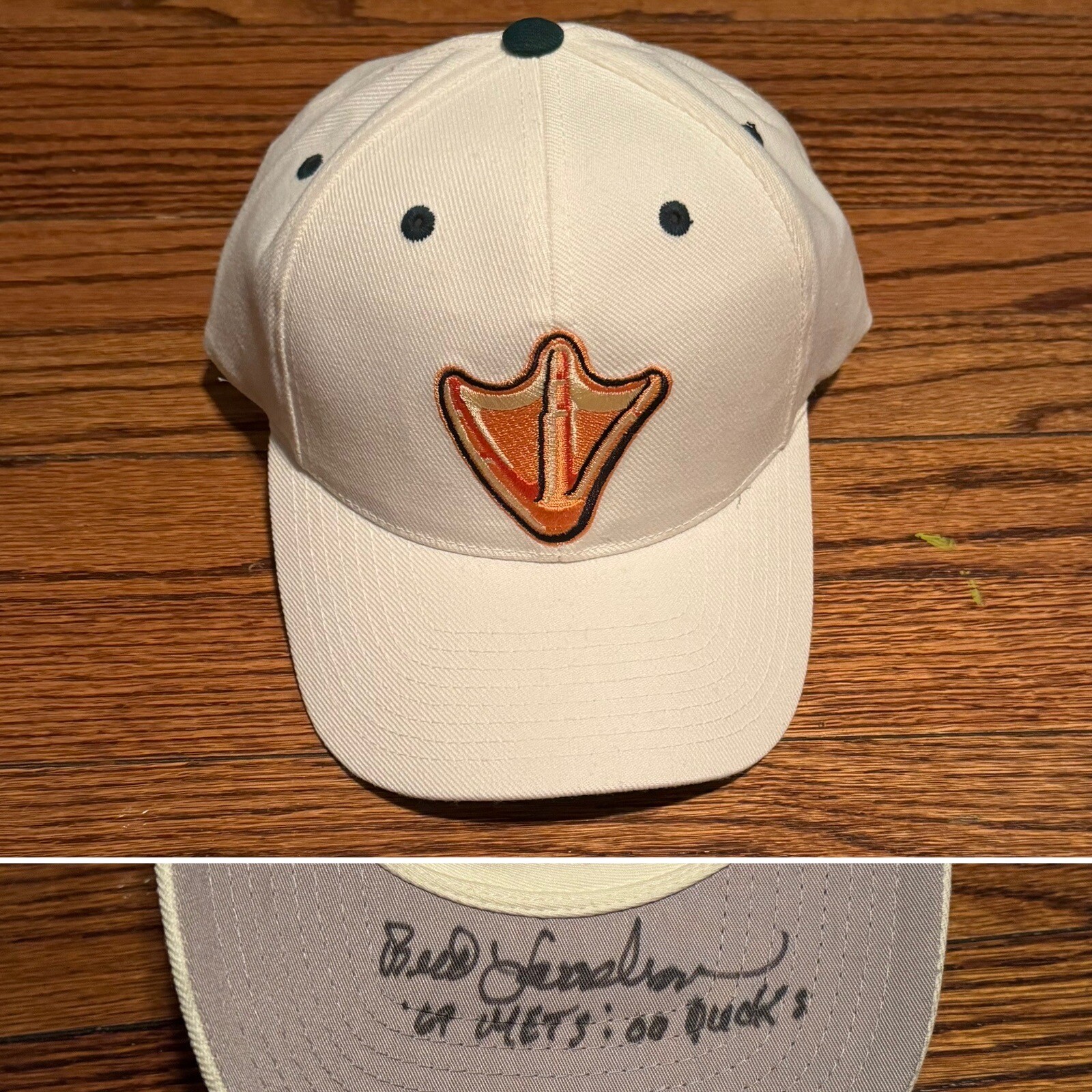 Bud Harrelson Signed Hat, Long Island Ducks, Never Worn