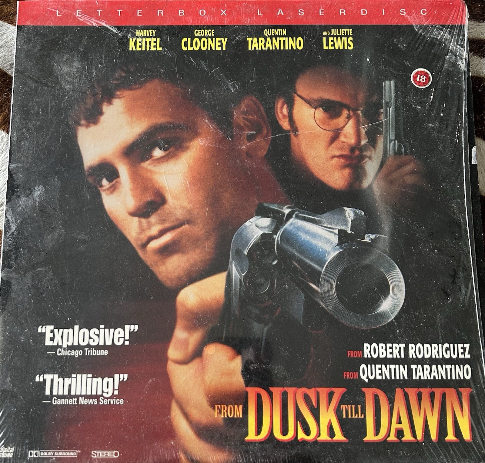 From Dusk TIL Dawn Laser Disc Letterbox Edition NTSC Dolby Cert 18 Laserdisc