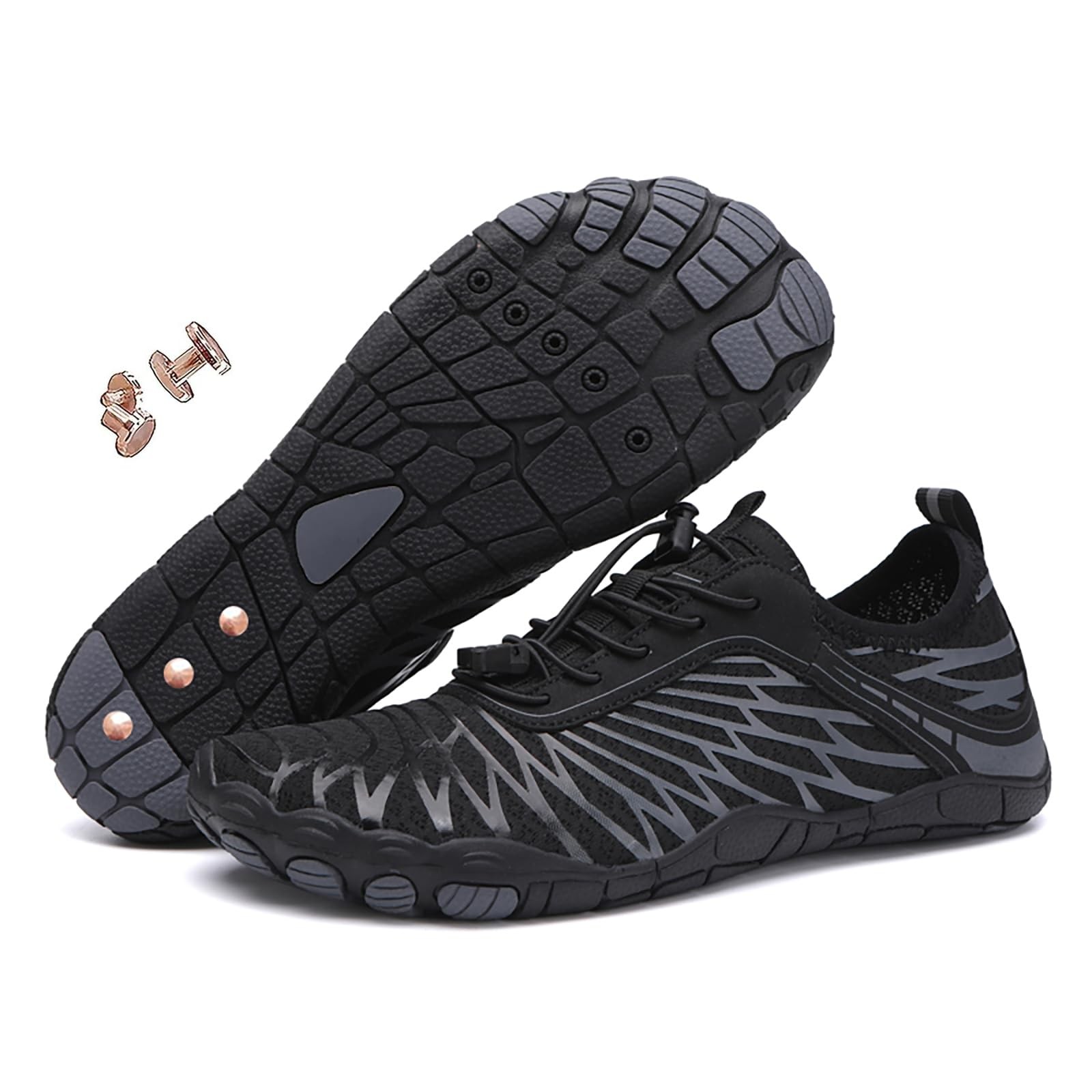 Grounding Shoes with Copper, Grounded Barefoot Footwear Hike Shoes for Womens...
