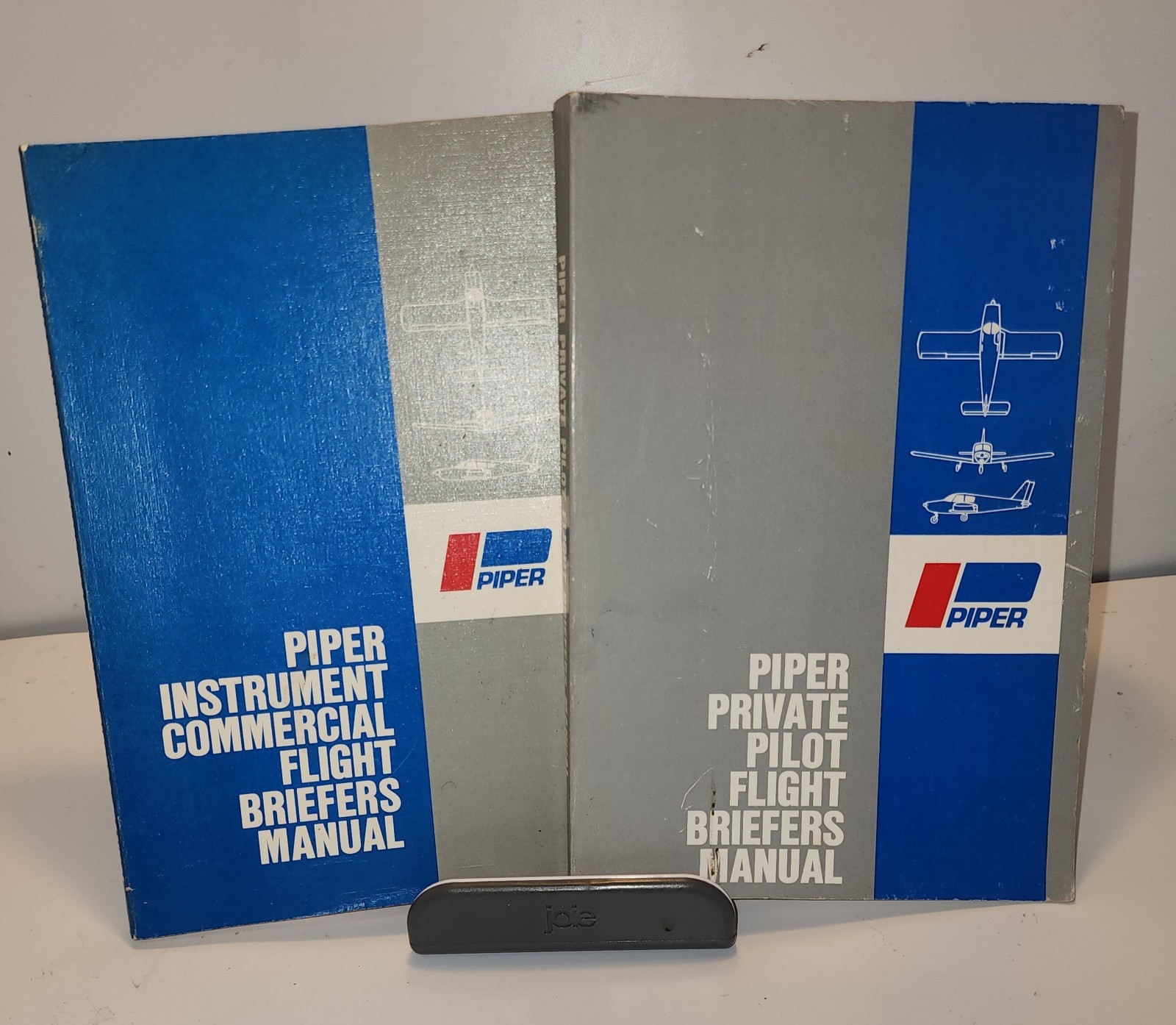 Piper Private Pilot Flight Briefers & Instrument Commercial Flight Manuals.