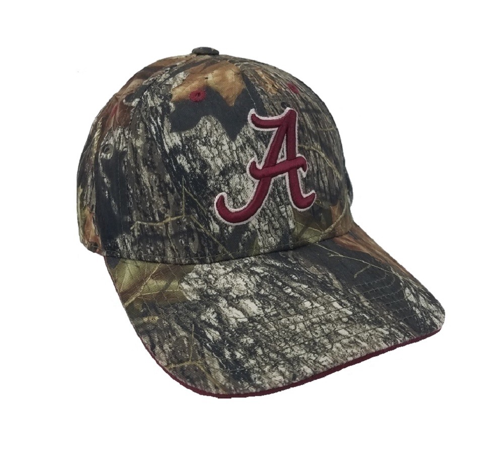 National Cap & Sportswear Collegiate Headwear Camo Full Cap CHOOSE YOUR TEAM