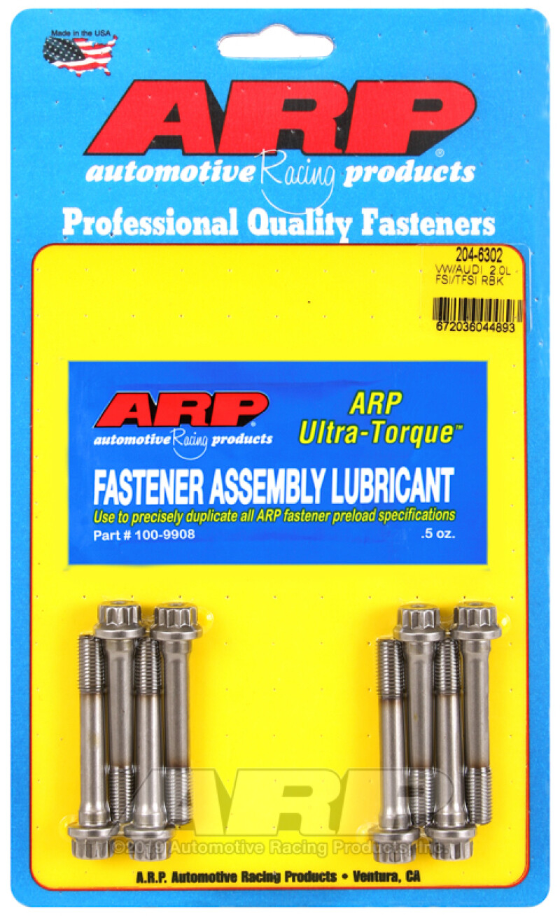 ARP 204-6302 Rod Bolt Kit for Volkswagen Audi 2.0L FSI/TFSI