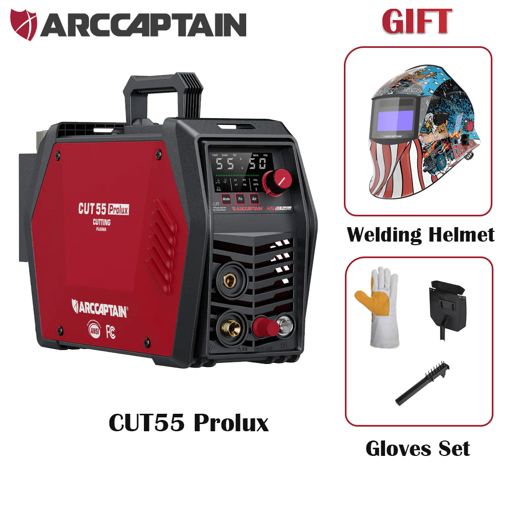 ARCCAPTAIN CUT55 Prolux Plasma Cutter Machine iControl 55Amp Non-Touch Pilot Arc