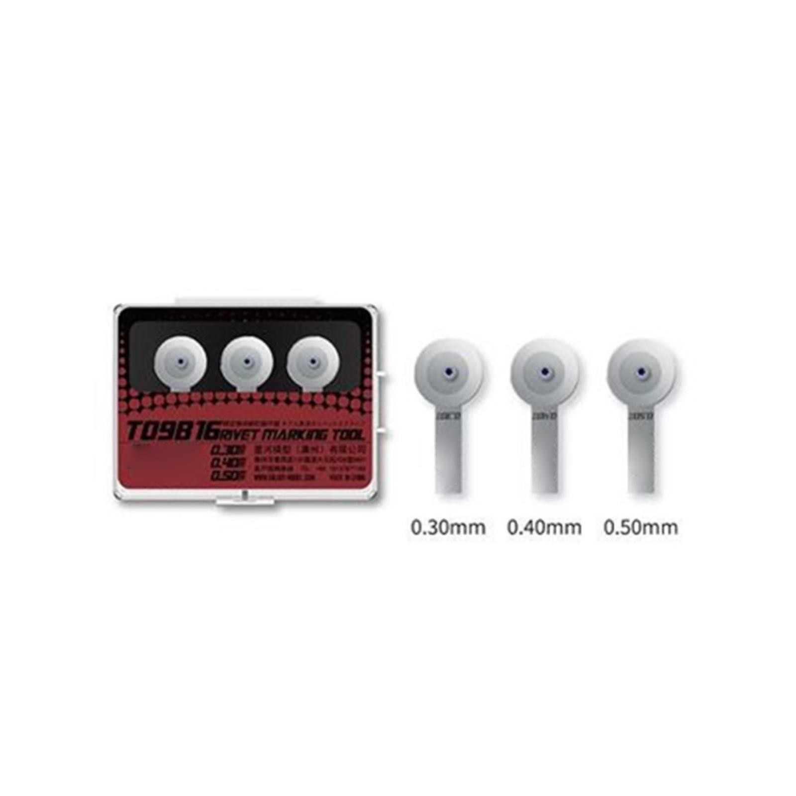 Steel Rivet Marking Tool With Handle Plane Model Building Tool 0.3/0.4/0.5mm ff