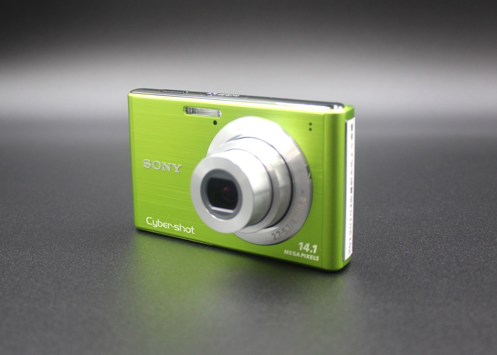 [Excellent+5 In Box] Sony Cyber-shot DSC-W550 Lime Green 14.1MP Camera SD Card