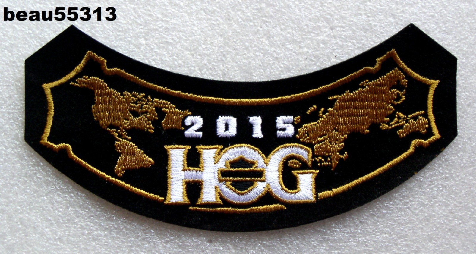 ⭐HARLEY DAVIDSON OWNERS GROUP HOG H.O.G. 2015 WORLD ROCKER VEST JACKET PATCH
