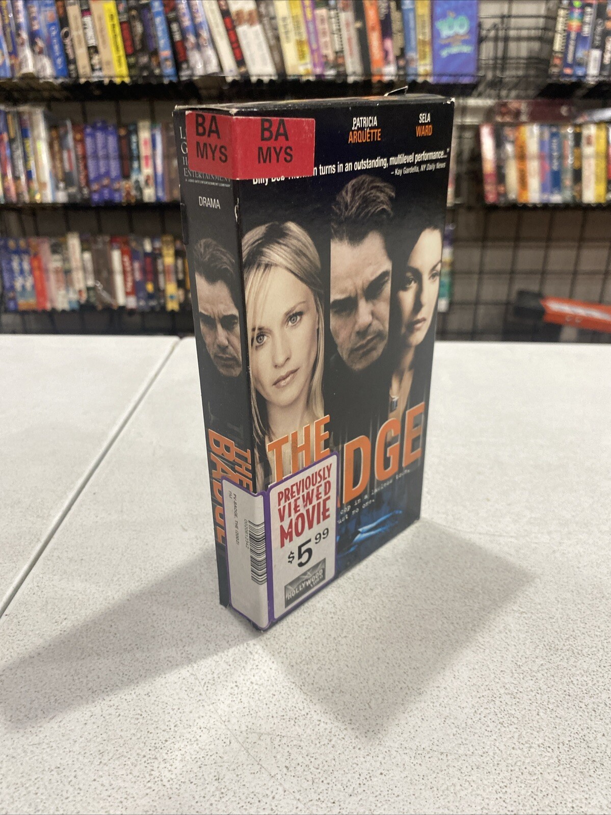 The Badge VHS 2002 Former Rental Billy Bob Thornton 🇺🇸 BUY 5 get 5 FREE 🇺🇸