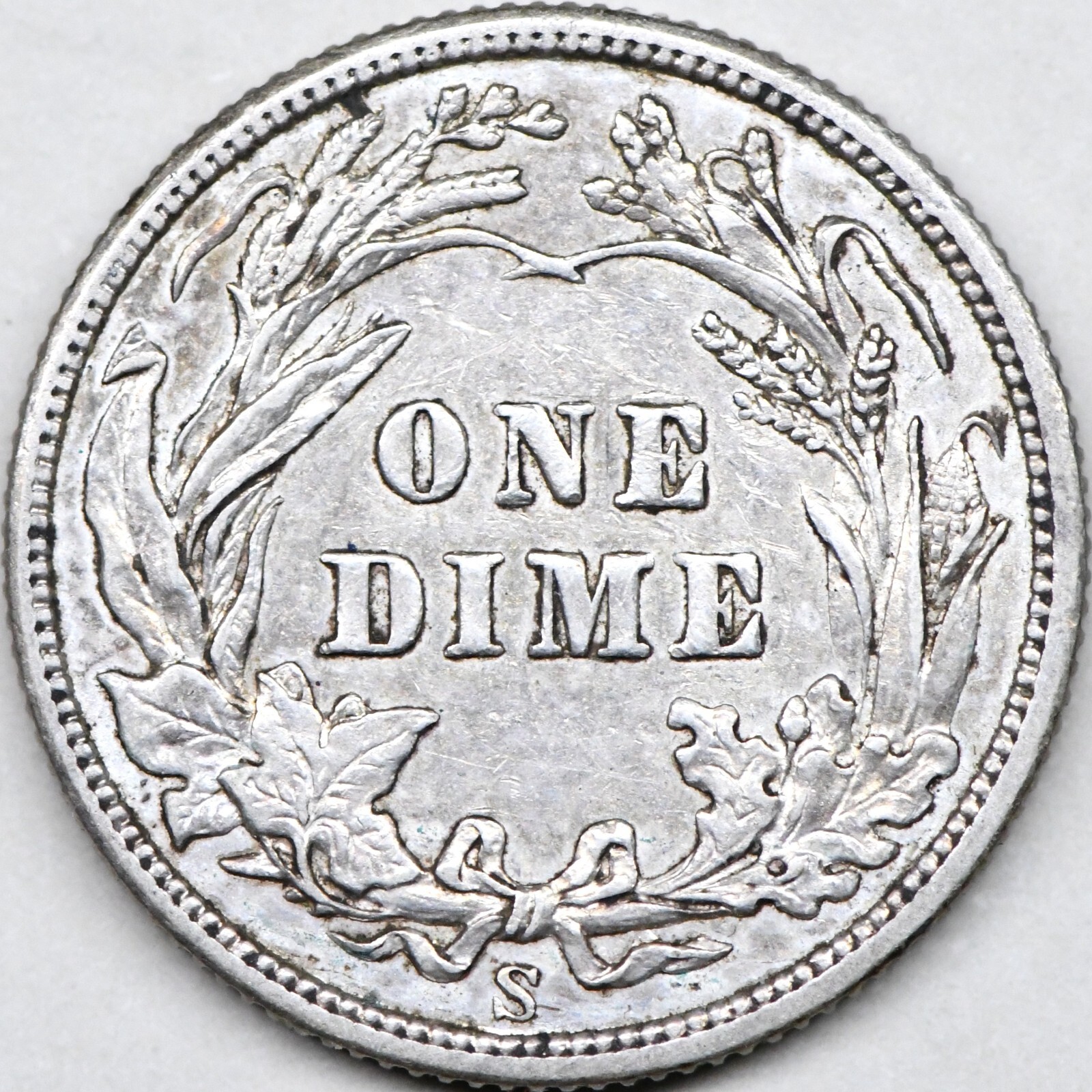 1907 s barber dime