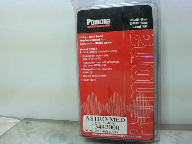POMONA 5899A Multi-Use DMM Test Lead Kit-New In Box