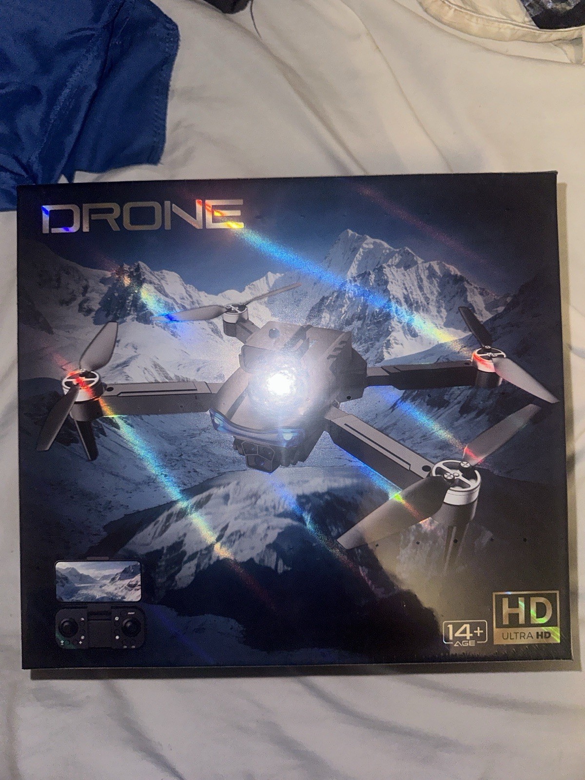 Drone Ready-to-Fly Quadcopter Drone Model with HD Ultra HD Camera