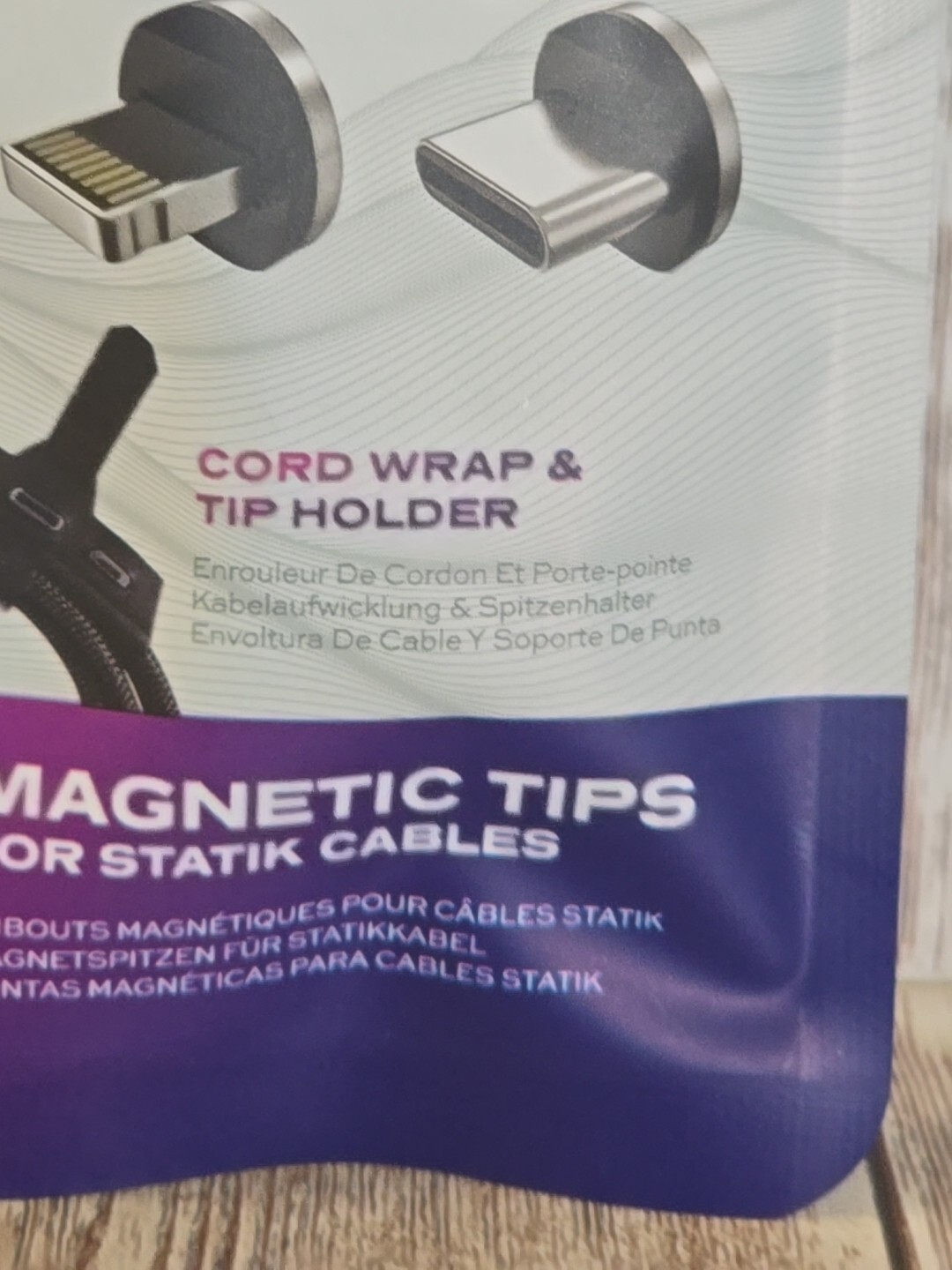 Statik Magnetic Connectors for Magnetic Charging Cable - 3-Pack USB-C Micro