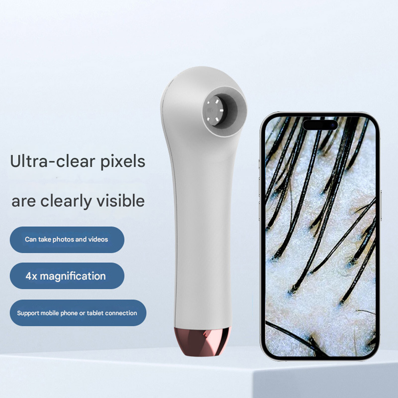 HD Scalp/Skin /Hair Follicle Detector Professional Skin Analyzer Hair Facial