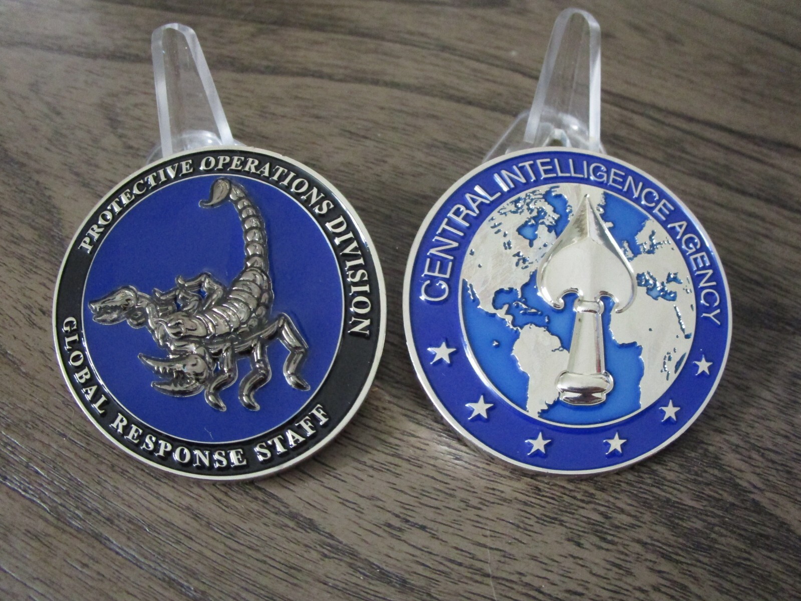 Global Response Staff CIA GRS Protective Operations Challenge Coin