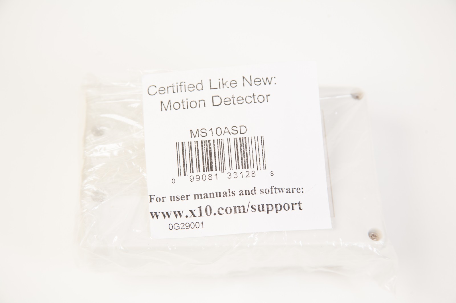 x10 powerhouse security Motion Detector MS10ASD