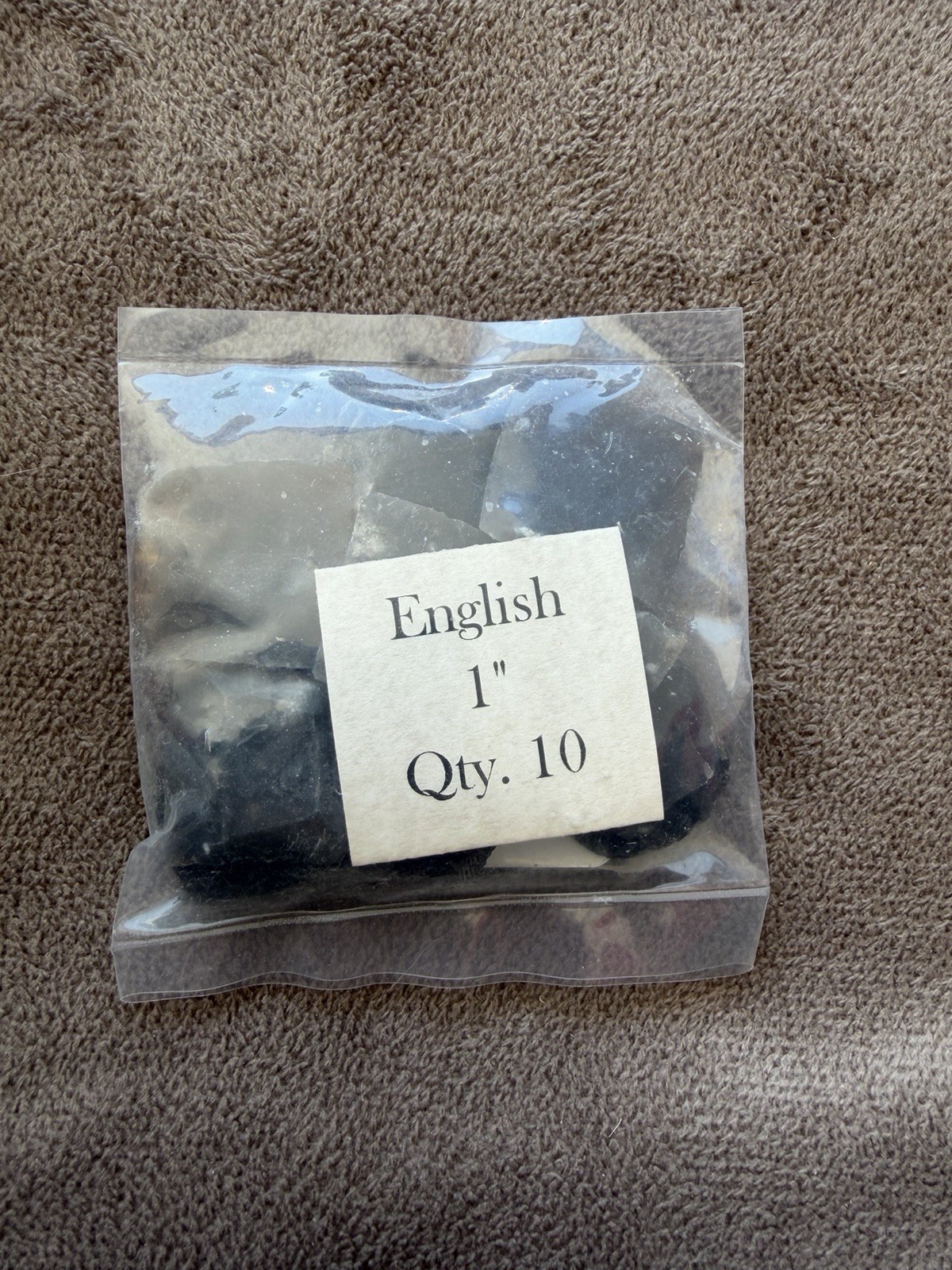 Quality English (10) Flints  1” Width - Hot Spark!