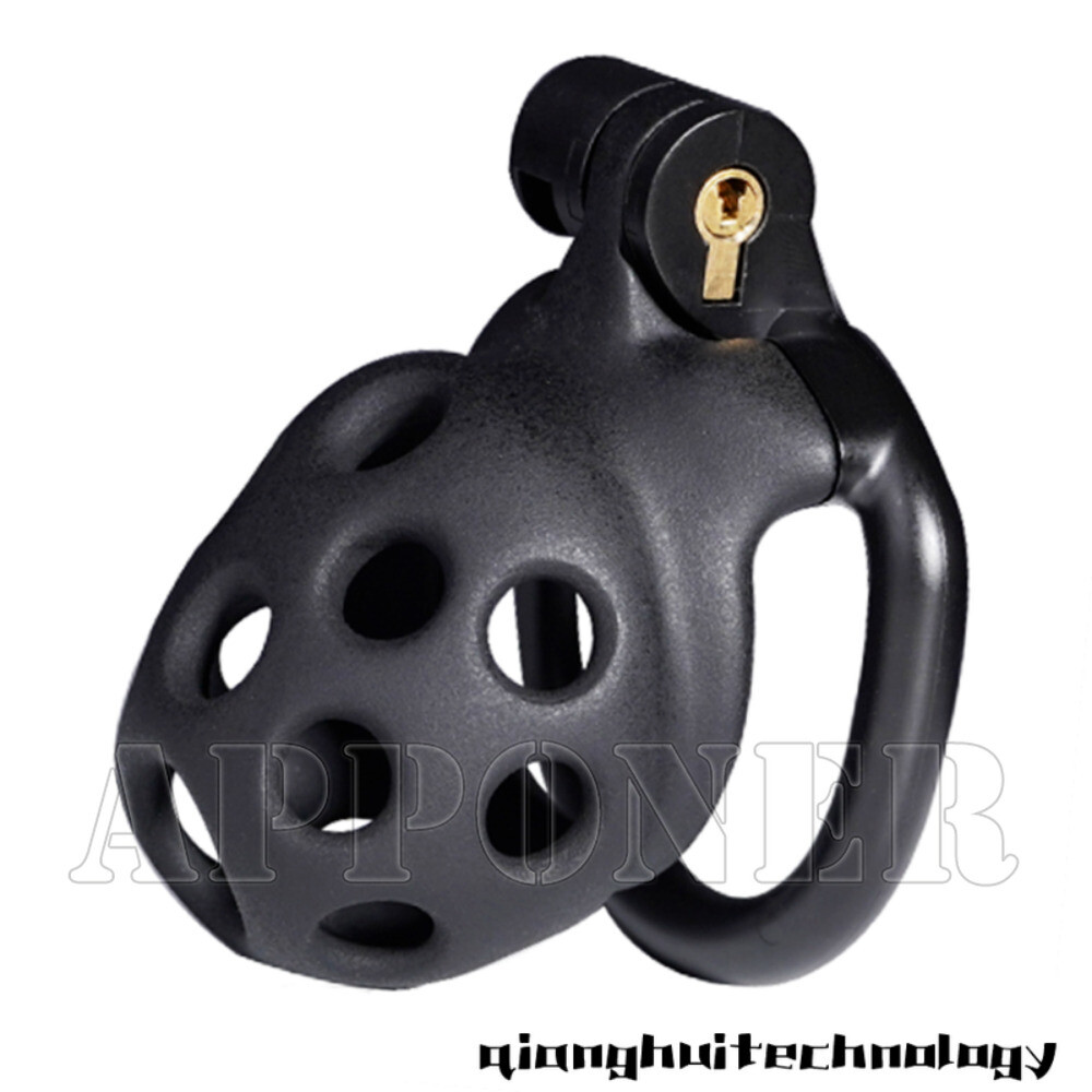 Mamba Male Chastity Device Cobra Cage Men Small Resin Bird Lock Belt 4 Ring New