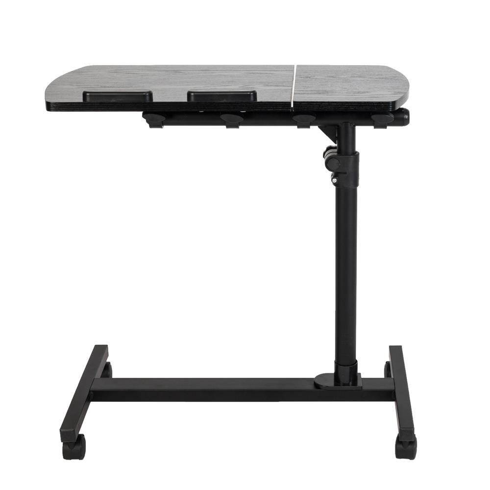 Rolling Portable Laptop Desk Foldable Lap Bed Tray Adjustable Table Stand Desk