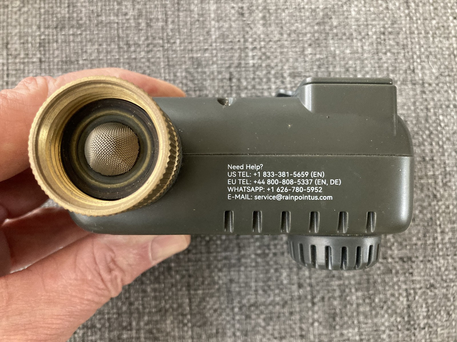 Rainpoint 1-Zone Irrigation Timer Model ITV105, brass inlet