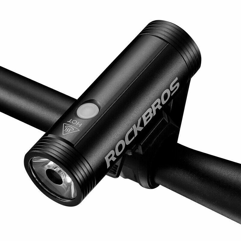 ROCKBROS 400LM Bike Light,USB Rechargeable Headlight 5 Modes,Waterproof