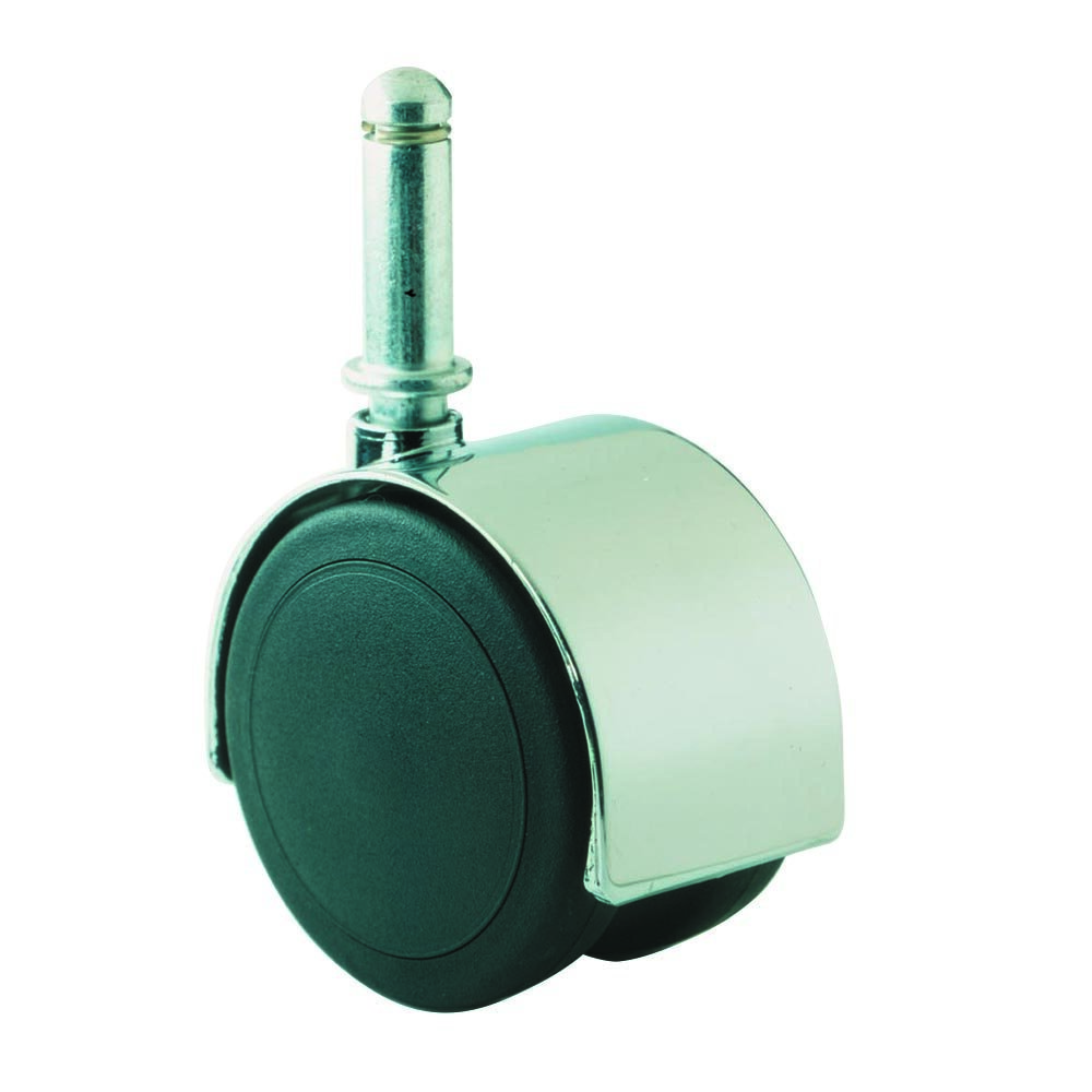 Twinstar Chair Mat Casters, 3/8" Dia. x 7/8" Long Stem, 120 lbs./Caster, Bright