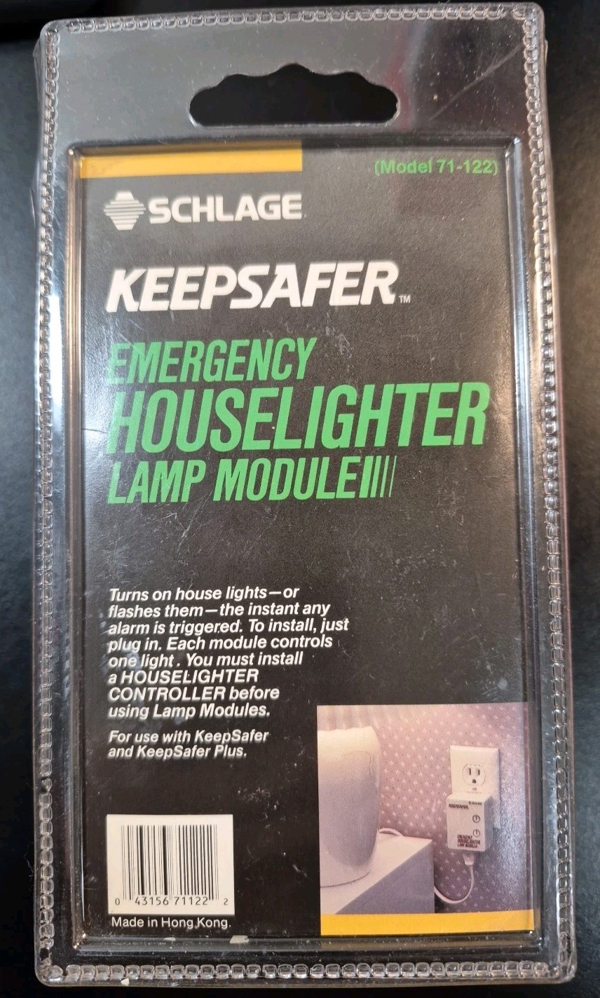 New Schlage 71-122 Keepsafer Emergency Houselighter Lamp Module. Sealed