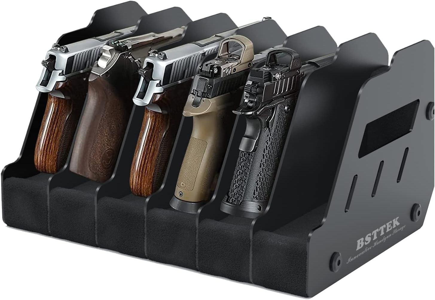 Soporte de Espuma para Pistolas, Organizador de Armas de Mano en Caja Fuerte