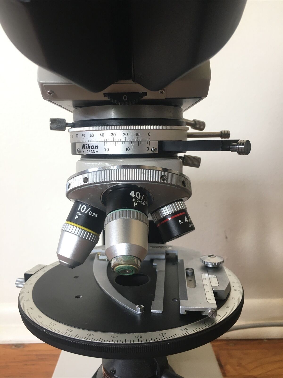 Nikon Polarizing Microscope Labophot-POL Binocular w/ Bertrand Lens - Complete