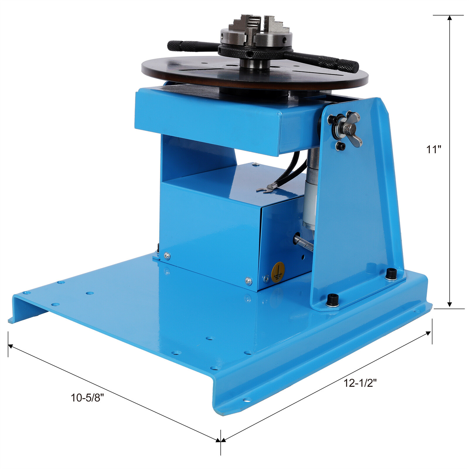 22LBS Rotary Welding Positioner 0-90° Welding Positioning Turntable Table