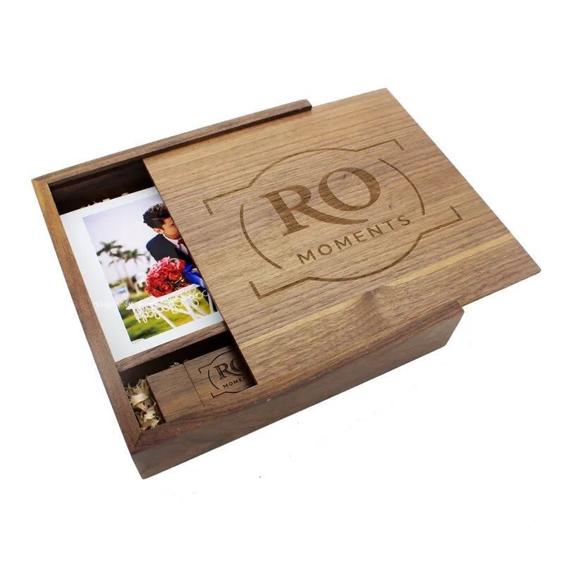 USB Flash Drive U Disk Pendrive Photo Album Box Custom Logo 16GB 32GB 64GB 128GB