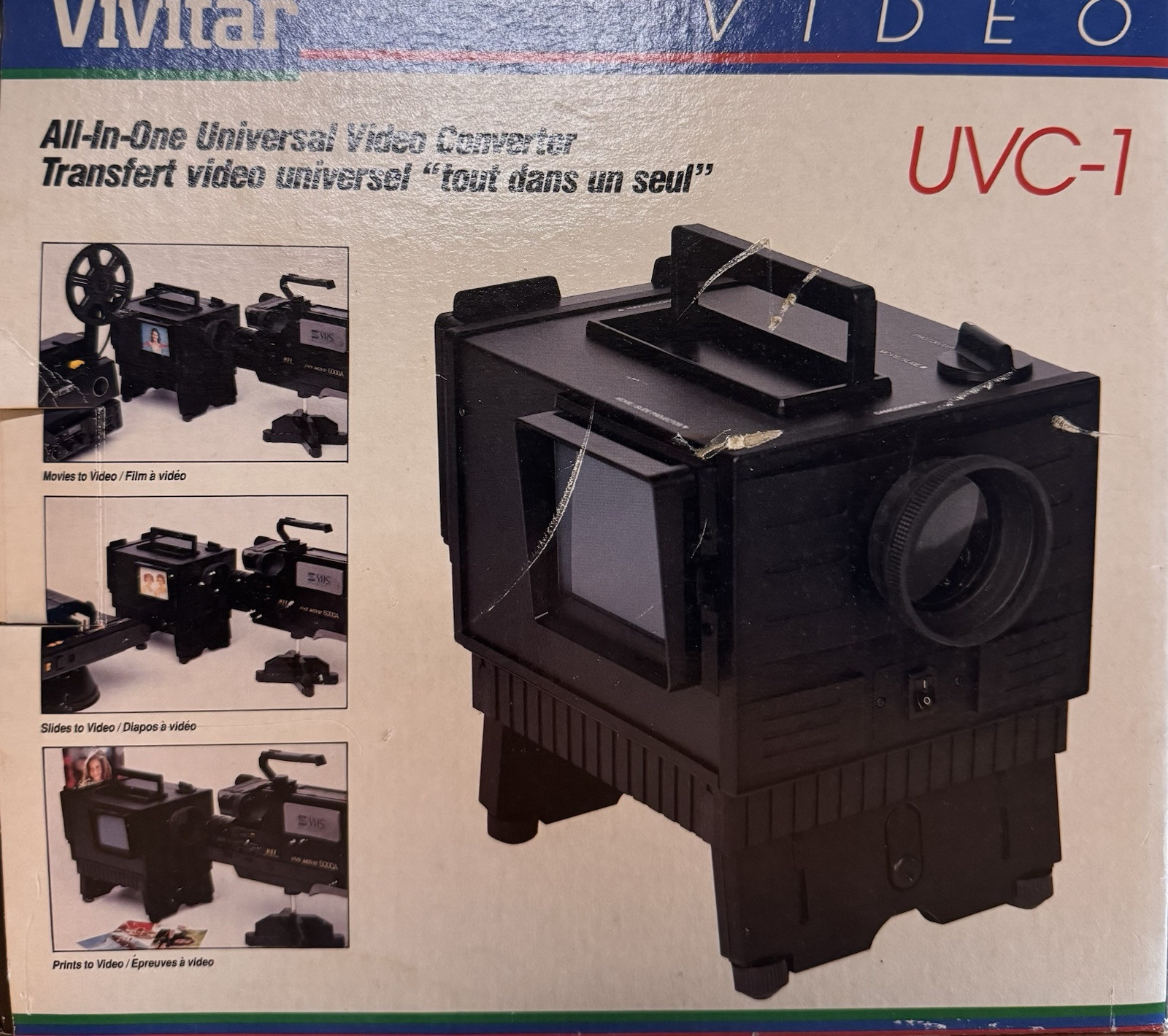 Vivitar UVC-1 Universal Video Converter - Convert Movie Film Slides & Photos