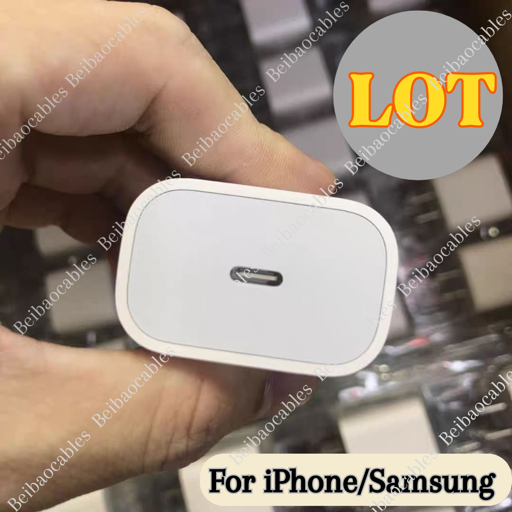 Lot 20W USB-C Type C Fast Charger Power Adapter Block For iPhone 16 15 14 13 12