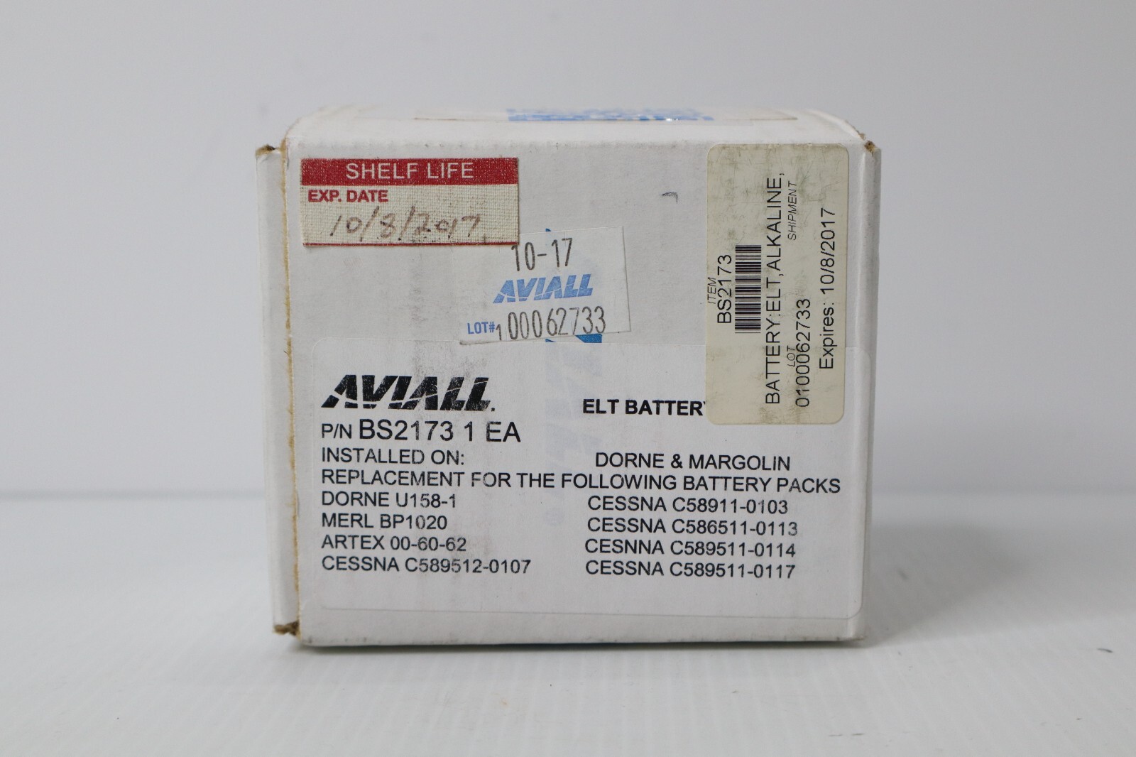 AVIALL BS2173 ELT Battery - New Surplus in Box (3 Available)